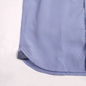 Рубашка Platin Classic синего цвета длинный рукав для мальчика