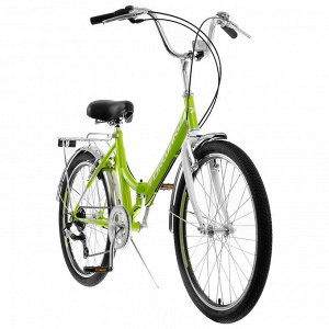 Велосипед 24" Forward Valencia 2.0, 2020, цвет зелёный/серый, размер 16"