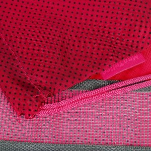 Мешок для обуви 460 х 340 мм Mag Taller EVO, Hearts, розовый (сетка для вентиляции, высокопрочный полиэстер 100%)