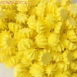 Украшение сахарное Мини-безе (жёлтые) 50гр.