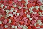 Посыпка Сердечки красно-бело-розовые 50 гр.