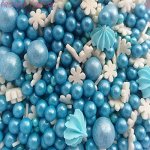 Посыпка кондитерская PERFECT MIX &quot;Холодное сердце&quot; вес 50 гр.