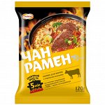 Доширак Лапша Чан Рамён 120г (1/20) с приправами на  гов. бульоне