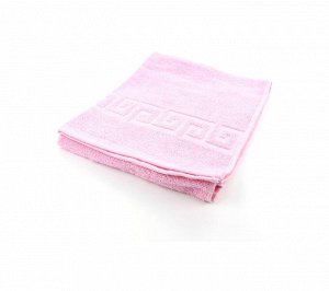Махровое полотенце Узбекистан 30x30 розовое пл.380