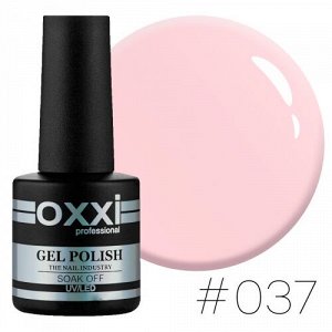 Гель лак Oxxi № 037(светлый лилово-розовый, эмаль)
