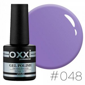 Гель лак Oxxi № 048 (голубо-фиолетовый эмаль)