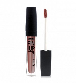 LUXVISAGE Блеск для губ PIN-UP ultra matt, тон 9 кофейный