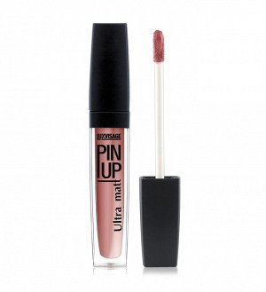 LUXVISAGE Блеск для губ PIN-UP ultra matt, тон 18 сливочное пралине *