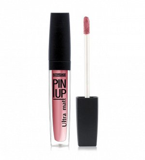 LUXVISAGE Блеск для губ PIN-UP ultra matt, тон 19 пыльная роза