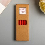 Сургуч в стержнях красный, набор 5шт