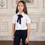 Блузка Соль&amp;Перец короткий рукав с галстуком