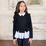 Твинсет Соль&amp;Перец для девочки Цвет: темно-синий