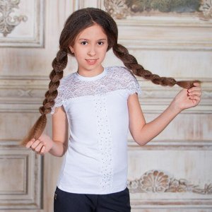 Блузка для девочки короткий рукав Соль&Перец арт.SP9313