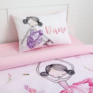 Постельное бельё «Этель» 1.5 сп Flower dancer 143х215 см, 150х214 см, 50х70 см -1 шт,100% хлопок, бязь