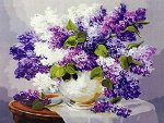 Алмазная вышивка (мозаика) круглые стразы 20*30