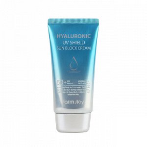 Hyaluronic UV Shield Sun Block Cream SPF50+ PA+++ Солнцезащитный крем с гиалуроновой кислотой 70g