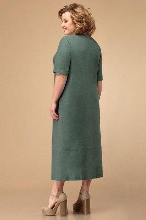 Платье Linia-L Б-1791 оттенки зеленого