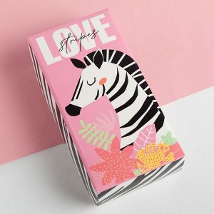 Набор женских носков "Love stripes" 5 пар, р-р 36-39