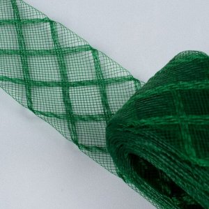 Регилин плоский «Клетка», 45 мм, 22 ± 1 м, цвет зелёный
