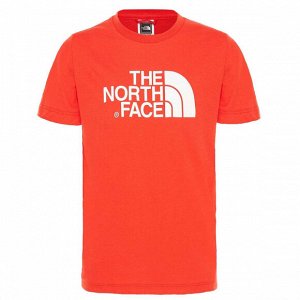 Футболка The North Face Y S/S EASY TEE FIERYRED/TNFWHT