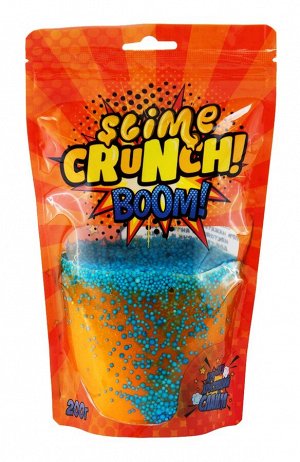 Игрушка ТМ «Slime» Crunch- slime BOOM с ароматом апельсина, 200 г (арт.S130-26)