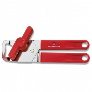 Консервный нож VICTORINOX универсальный, сталь/пластик, красный