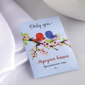 Саше ароматическое "Only you", морозная вишня, вес 7 г, размер 7?10.5 см 4879910