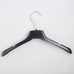 Вешалка-плечики для одежды, размер 32-34, цвет чёрный