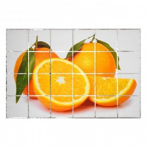 Наклейка на кафельную плитку "Апельсины" 90х60 см 4757261