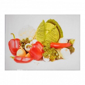 Наклейка на кафельную плитку "Полезные овощи" 90х60 см 4757264