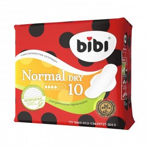 Прокладки BiBi Normal Dry, 10 шт