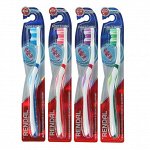 Зубная щетка Rendall Whitening (для отбеливания) средней жесткости цв.МИКС