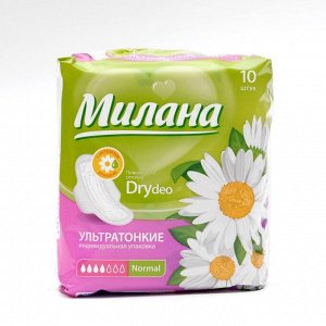 Пpokлaдku «Мuлaнa» Ultra Dry Normal Deo poмaшka, 10 шт/yп