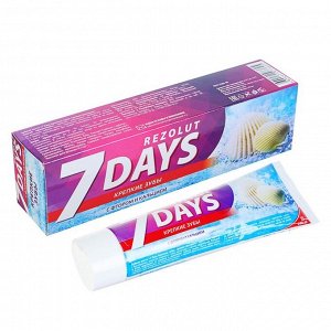 Зубная паста 7 days освежающая "Крепкие зубы", 100 мл