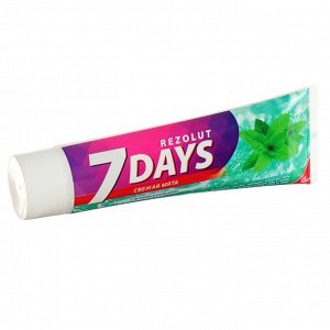 Зубная паста 7 days от кариеса "Свежая мята", 100 мл