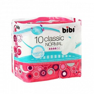 Прокладки «BiBi» Classic Normal Dry, 10 шт