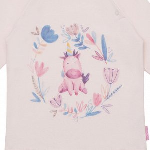 Пижама для девочки, св.розовый набивка цветы