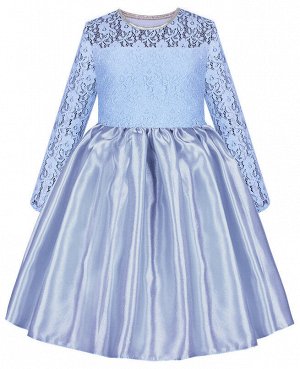 Нарядное голубое платье для девочки 84176-ДН20