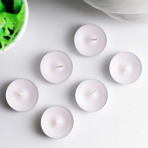 Набор чайных свечей ароматизированных "Белая лилия" в подарочной коробке, 6 шт