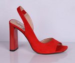 L0021-01-5А красный (Т/Иск.кожа) Туфли летние открытые женские 10п
