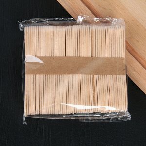 Палочки деревянные для мороженого, 50 шт, 9,4?1,7 см