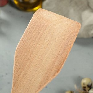 Лопатка деревянная "Прямая", 30.5 см, бук-премиум
