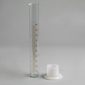 Цилиндр на пластмассовом основании, объём 100 мл, со шкалой