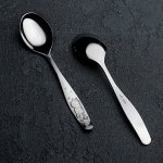 Ложка чайная детская «Антошка», h=14 см, толщина 2 мм