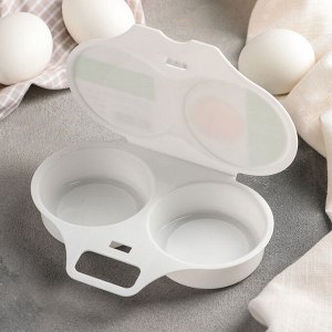 Контейнер для приготовления яиц в СВЧ-печи (для 2 яиц) "Глазунья"