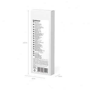 Стержень шариковый ErichKrause, узел 1.0 мм, длина 140 мм, для ручек R-301 и др., чернила чёрные
