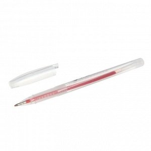 СИМА-ЛЕНД Ручка гелевая, 0.5 мм, красный, тонированный корпус