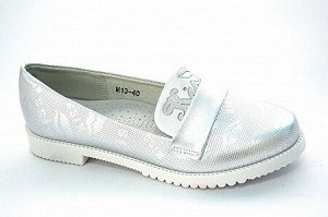 Туфли М13-40 серебро