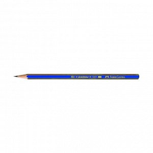 Карандаш чернографитный Faber-Castell GOLDFABER 1221 2B, шестигранный, цена за 1 шт