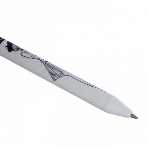 Ручка шариковая автоматическая ArtClick «Путешественница», узел 0.5 мм, синие чернила, матовый корпус Silk Touch